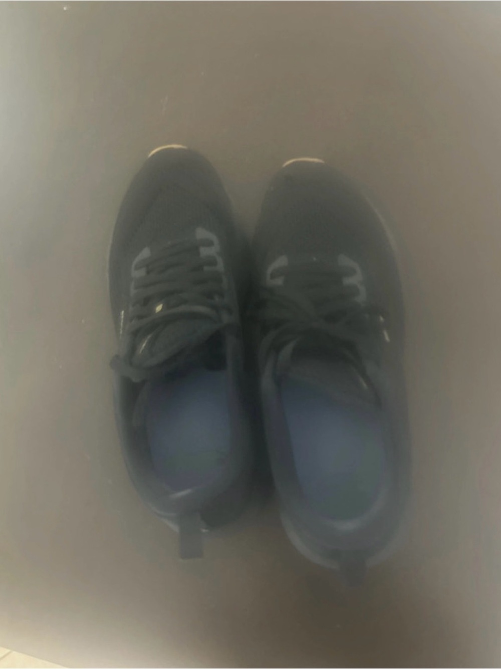 Women’s Black Athletic Sneakers - Lightweight Everyday Running Shoes
